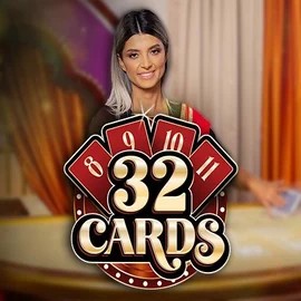 32 Cards online game logo by Ezugi on millionerscasino.nl