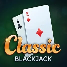 Classic Blackjack logo by Red Tiger Gaming at Millioner Casino