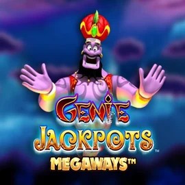 Genie Jackpots Megaways online game logo by Blueprint Gaming on millionerscasino.nl
