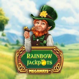 Jackpots logo of Rainbow Jackpots Megaways from Red Tiger Gaming at Millioner Casino